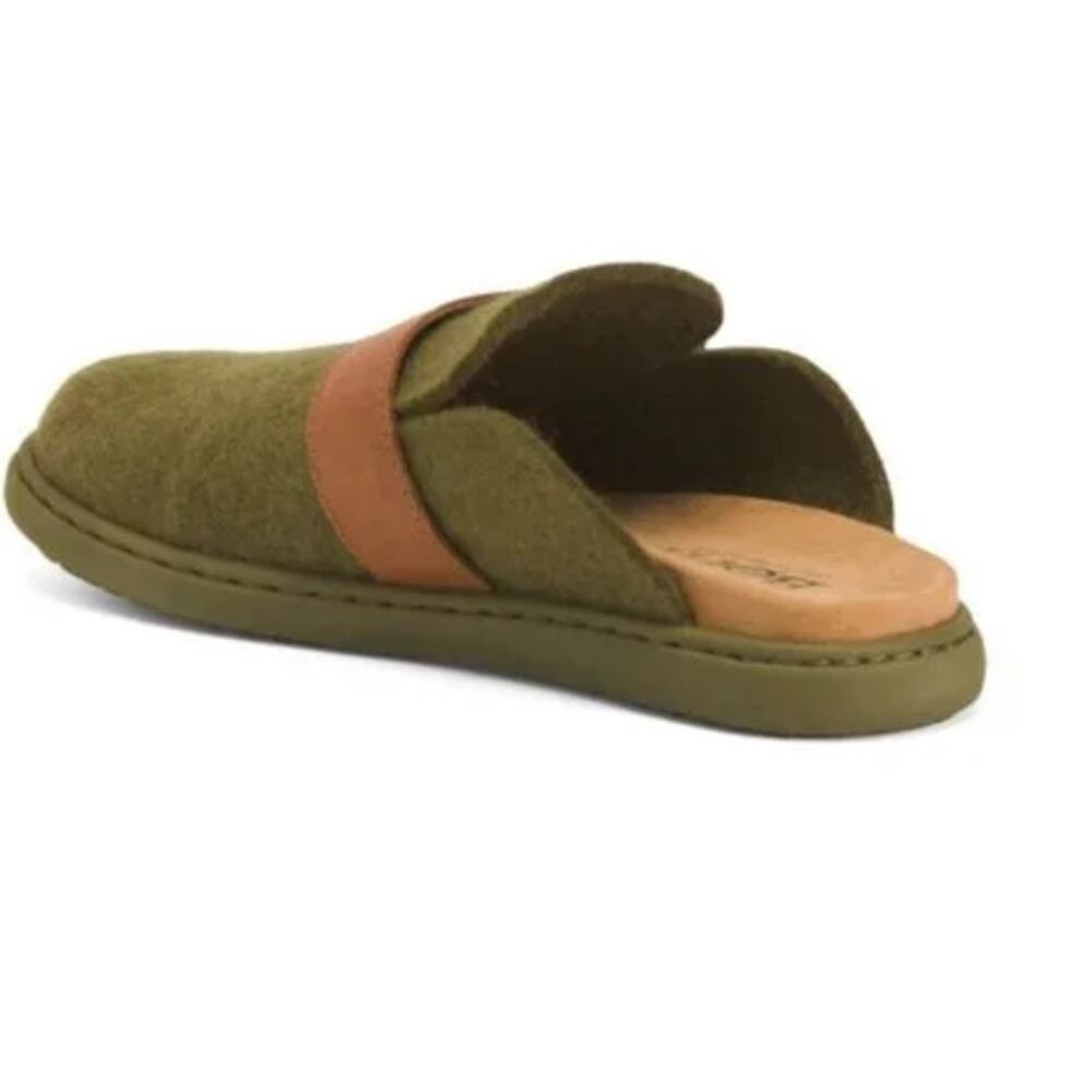 BORN Shoes Lia Felted GreenWool Slip Ons Comfort Womens Size 7 Retail $90 - Picture 2 of 5
